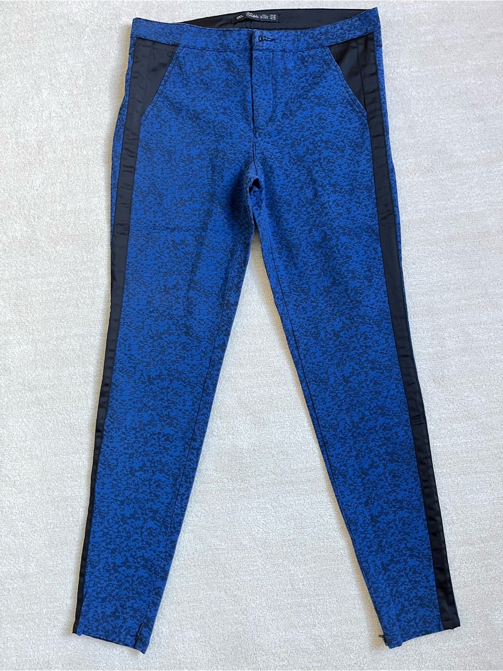Zara Royal Blue Trafaluc Ankle Pants